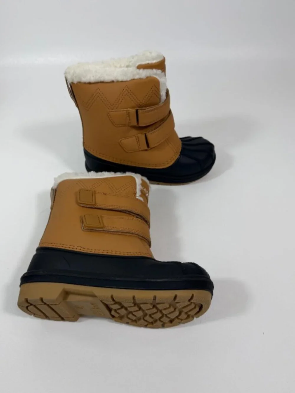 Cat & Jack Toddlers' Cognac Brown Denver Medium Width Winter Boots boy Size 11
